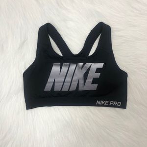 Nike Pro Dri-Fit Padded Sports Bra in Black